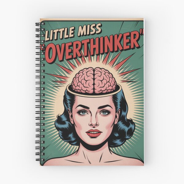 Item preview, Little Miss Overthinker Retro Pop Art designed and sold by Margot’s Creative World.