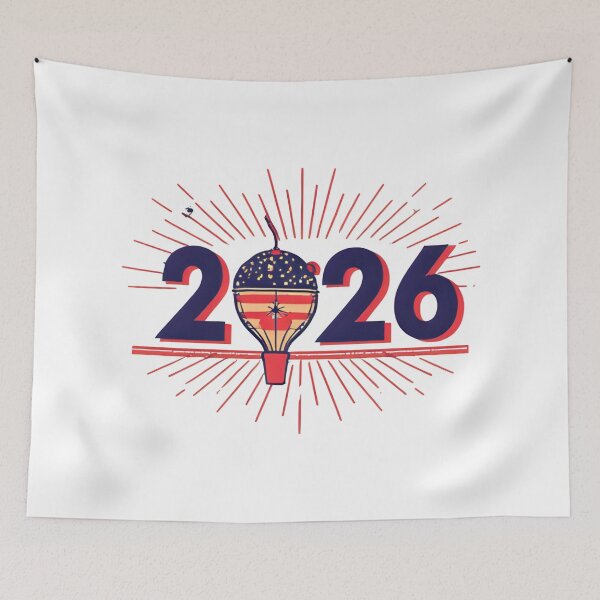 Item preview, USA New Year 2026 – Joyful Events & Celebrations designed and sold by OMAR-AMANY.
