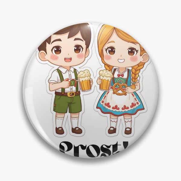 Item preview, Chibi Oktoberfest Couple in Lederhosen and Dirndl designed and sold by NovaRune.
