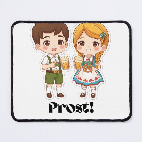 Item preview, Chibi Oktoberfest Couple in Lederhosen and Dirndl designed and sold by NovaRune.