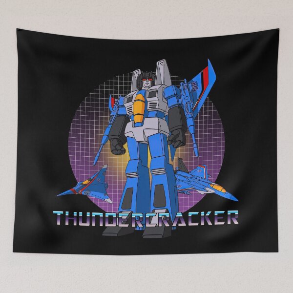 Item preview, Thundercracker G1 Vintage Robot Art Print designed and sold by Retr0Tshirts.