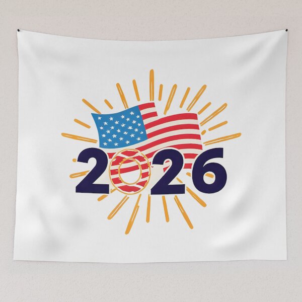 Item preview, USA New Year 2026 – Joyful Events & Celebrations designed and sold by OMAR-AMANY.