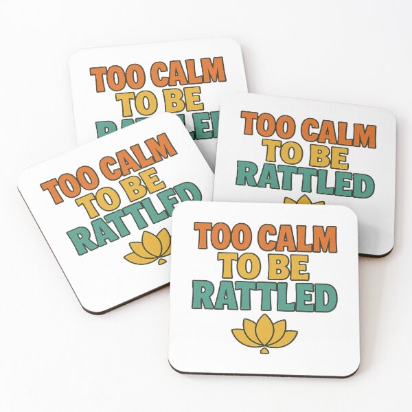 Item preview, Too Calm to Be Rattled – Retro Bold Typography designed and sold by RetroNibylander.