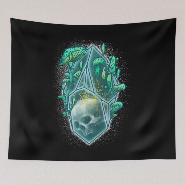 Item preview, Crystal Skull With Mushrooms  Classic 		 designed and sold by tkwnwjmq79.