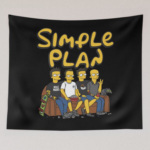 Item preview, simple plan merch designed and sold by Weirdismo-Art.