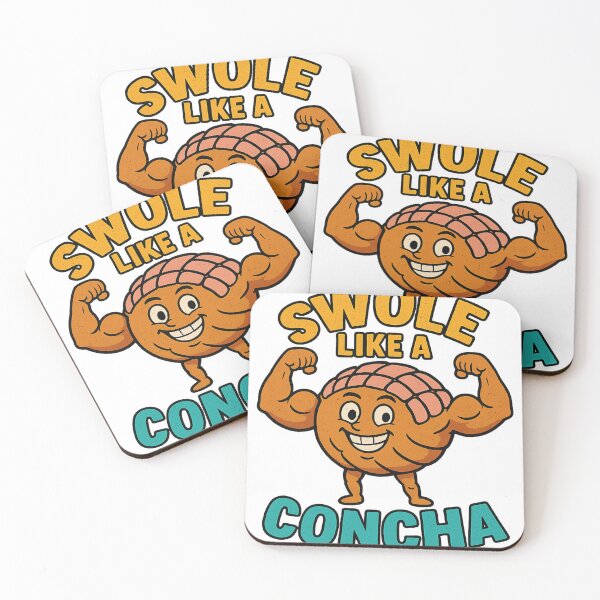 Item preview, Swole Like a Concha – Funny Mexican Pan Dulce Gym Design designed and sold by MerchbvyTodd.