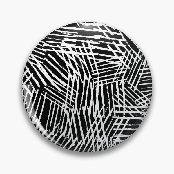 Item preview, Crosscurrent - Abstract Crosshatch Stripes White on Black Pattern designed and sold by PVTCreations.