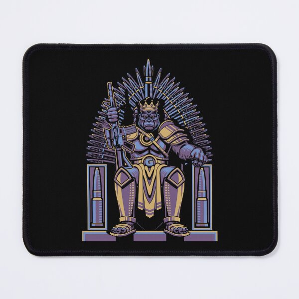 Item preview, Gorilla Wearing A Crown Sitting On A Throne 2 designed and sold by Vector-Artist.