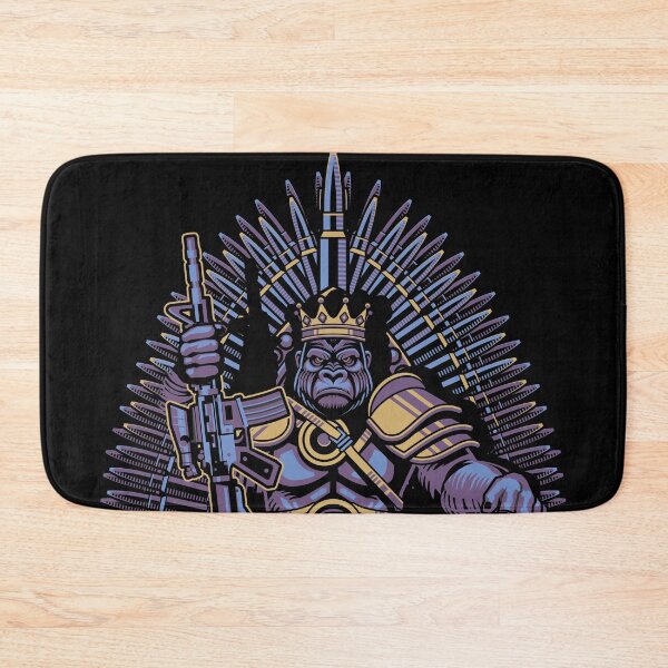 Item preview, Gorilla Wearing A Crown Sitting On A Throne 2 designed and sold by Vector-Artist.