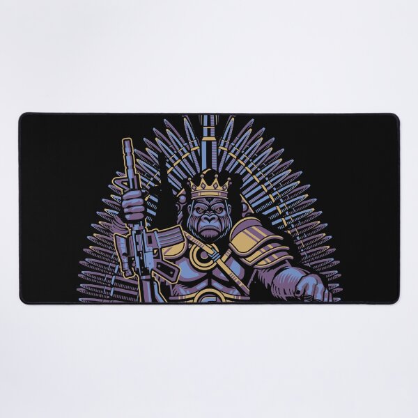 Item preview, Gorilla Wearing A Crown Sitting On A Throne 2 designed and sold by Vector-Artist.