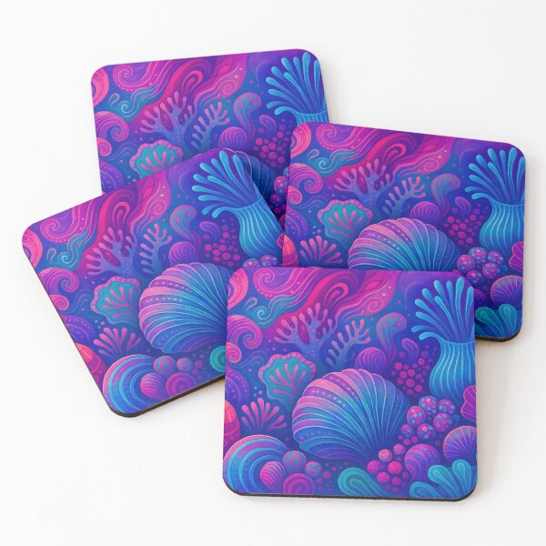 Item preview, Pulsating underwater color world composition designed and sold by Sigtrix.