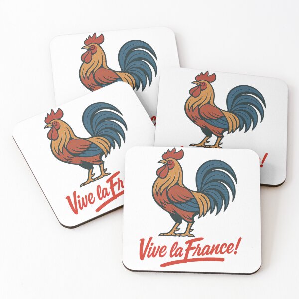 Item preview, French Rooster Poster | Vive la France! Vintage Design by VLF designed and sold by VitalLifeForce.