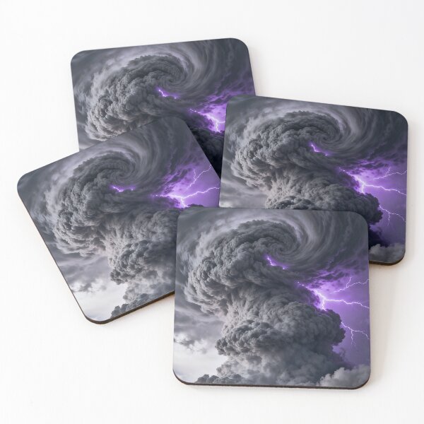 Item preview, Epic Thunderous Vortex with Purple Lightning designed and sold by zzz888.