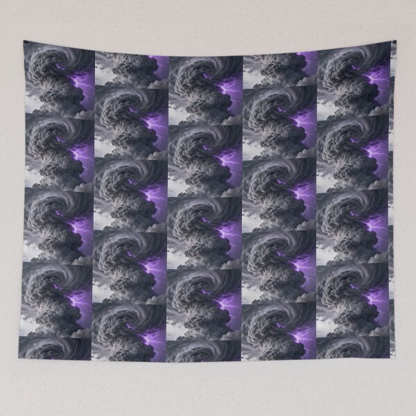Item preview, Epic Thunderous Vortex with Purple Lightning designed and sold by zzz888.