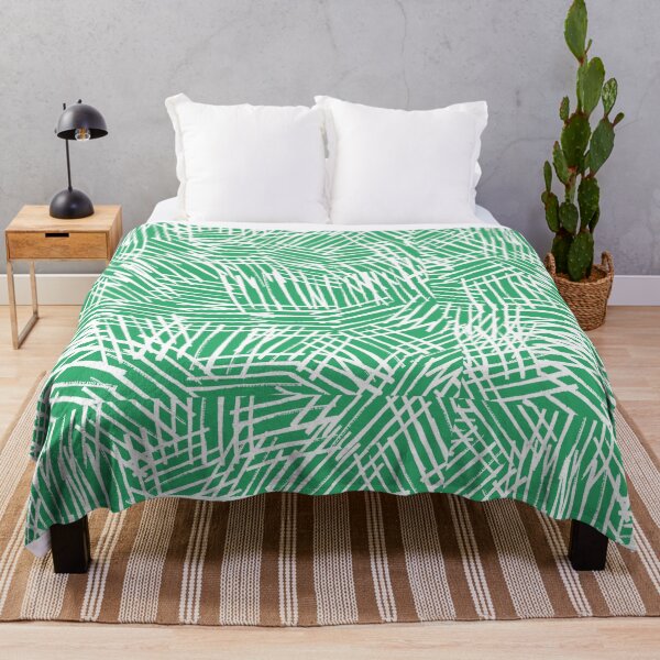 Item preview, Abstract Green and White Crosshatch Stripes Pattern designed and sold by PVTCreations.
