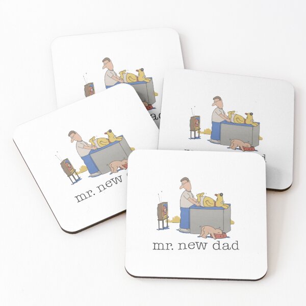 Item preview, Mr. New Dad Baby Diaper Dog designed and sold by AlvinaZboncak.