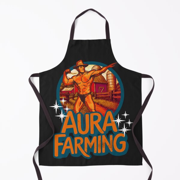 Item preview, Aura Farming Funny Farmer Meme T-Shirt - Gen Z Slang Charisma Vibe Aura Points Tee designed and sold by Rockwelder.