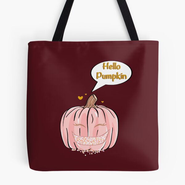 Item preview, Cute Hello pumpkin illustration art designed and sold by expresivedesign.