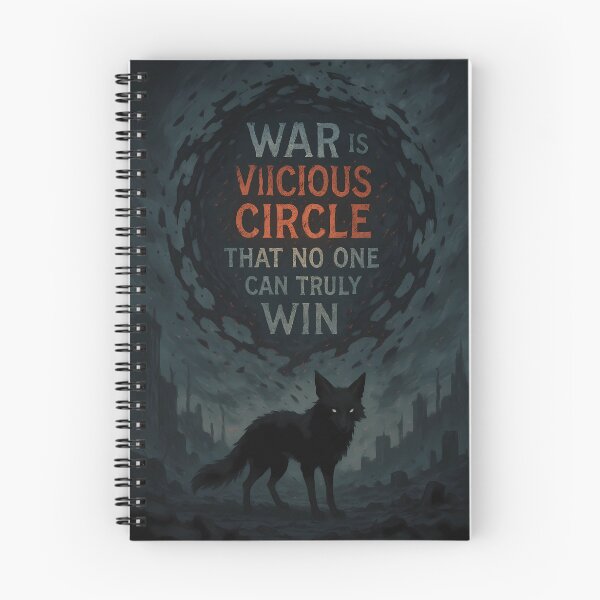 Item preview, War Is a Vicious Circle – Shadowfox Illustration designed and sold by ShadowFoxStudio.