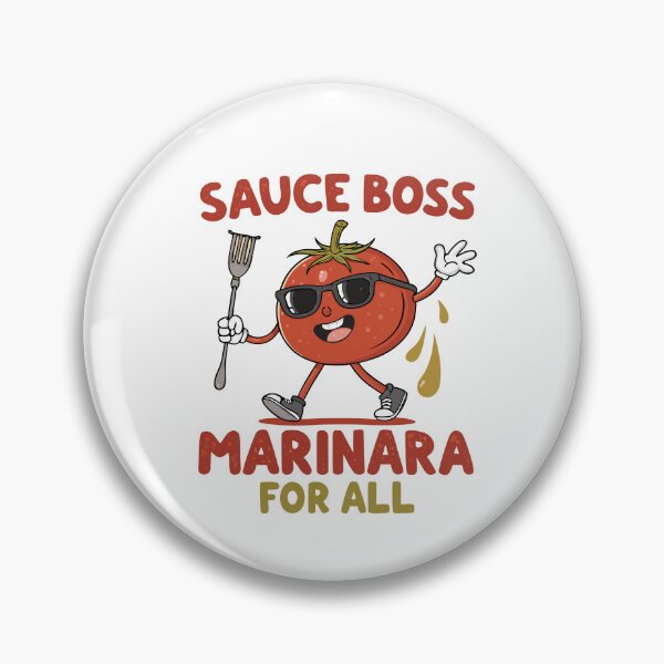 Item preview, Sauce Boss Tomato – Funny Marinara Cartoon  designed and sold by VividOrganica.