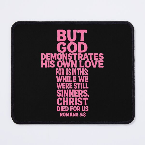 Item preview, Romans 5:8 Christ Died For Us designed and sold by plushism.