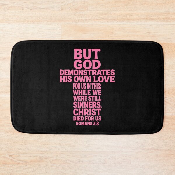 Item preview, Romans 5:8 Christ Died For Us designed and sold by plushism.