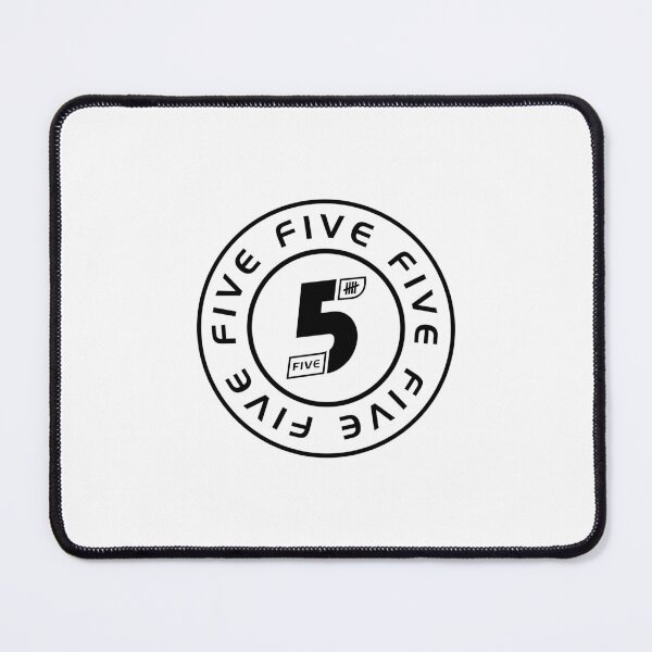 Item preview, FIVE 5 5ive - Circular Emblem from their iconic debut album! (black version) designed and sold by meliebel.