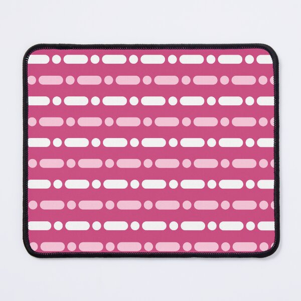Item preview, Pink and white geometric pattern designed and sold by RuthB-Design.