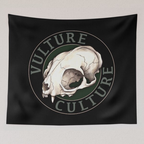 Item preview, Gothic Cat Skull Vulture Culture Therian Goblincore Witchcraft designed and sold by Veymoth.