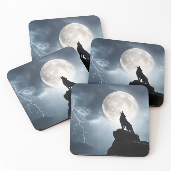 Item preview, The Storm Caller, Wolf Howling at the Moon designed and sold by Taha collection.
