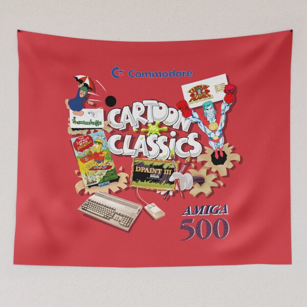 Item preview, The Iconic Box Artwork 'Cartoon Classics' Amiga 500 [1991] designed and sold by iloveamiga.