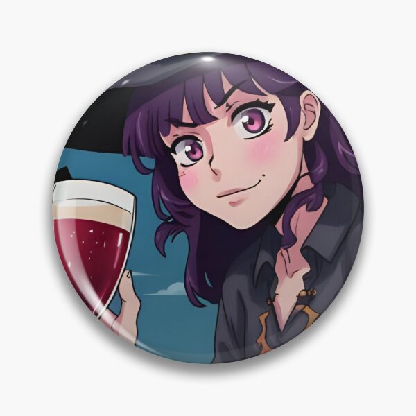 Artikelvorschau, Lila Hexe mit Wein – Gruselig süßes Design entworfen und verkauft von Dream Magic Co.