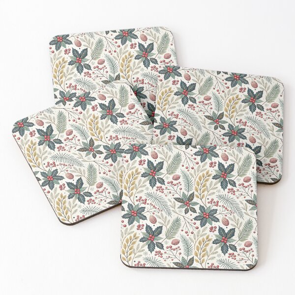 Item preview, Winter Berries & Leaves designed and sold by Shuga-Design.