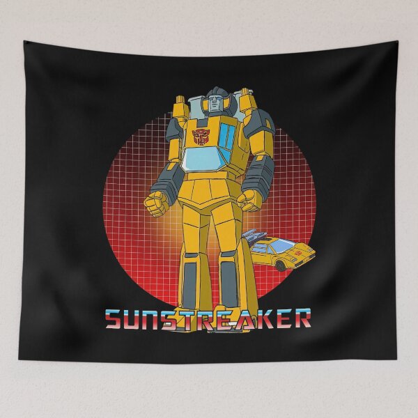 Item preview, Sunstreaker G1 Classic Robot Artwork designed and sold by Retr0Tshirts.