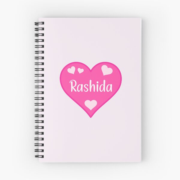 Item preview, Rashida Name Pink Heart  designed and sold by Jeallan Designs.