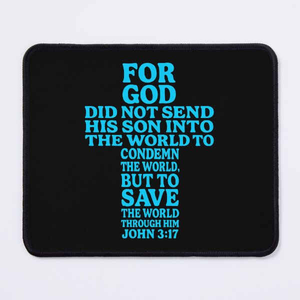 Item preview, John 3:17 For God Send His Son To Save The World Through Him designed and sold by plushism.