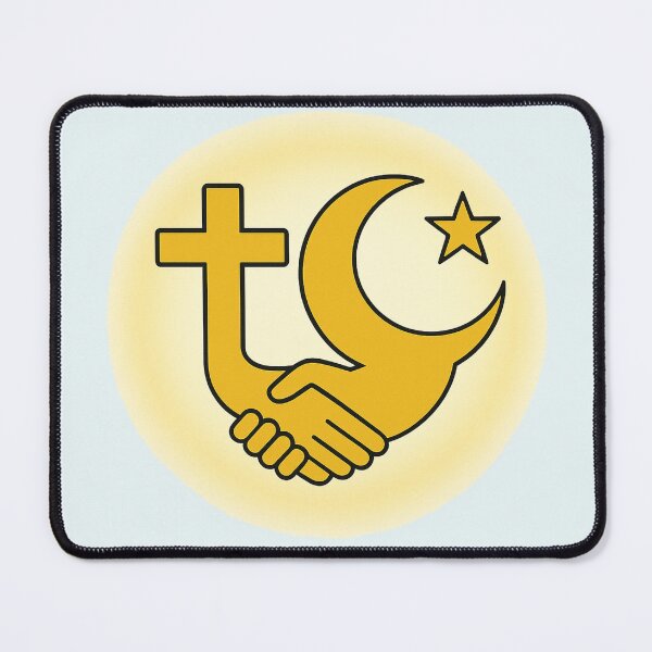 Item preview, Golden Interfaith Unity Symbol – Peace, Love & Coexistence Design designed and sold by Design by Anthony .