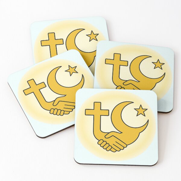 Item preview, Golden Interfaith Unity Symbol – Peace, Love & Coexistence Design designed and sold by Design by Anthony .