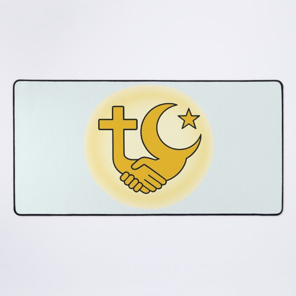 Item preview, Golden Interfaith Unity Symbol – Peace, Love & Coexistence Design designed and sold by Design by Anthony .