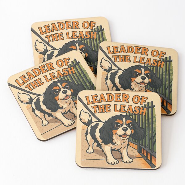 Item preview, Leader of the Leash – Funny Dog Lover Design designed and sold by The Art of Guy.