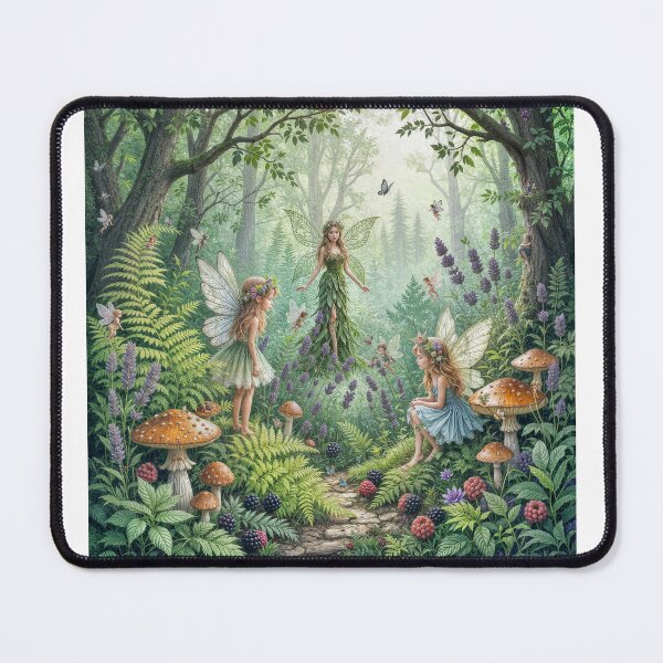 Item preview, Fairies in a Beautiful Garden designed and sold by Mamooka59.