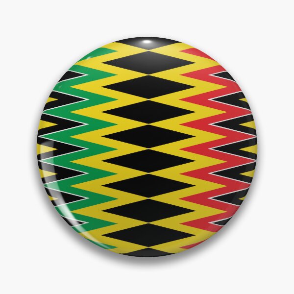 Item preview, African Kente Zig Zag Chevrons Pattern designed and sold by HotHibiscus.