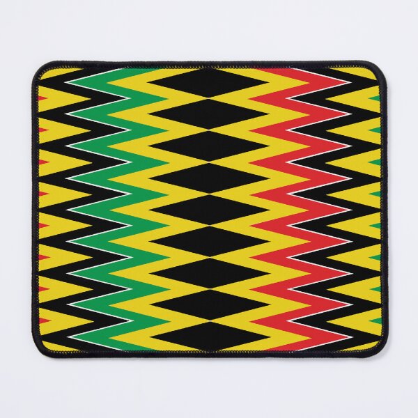 Item preview, African Kente Zig Zag Chevrons Pattern designed and sold by HotHibiscus.