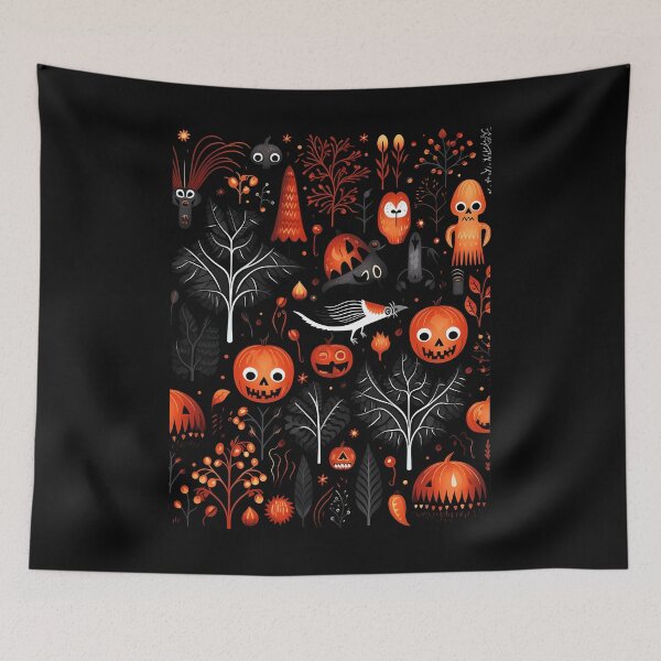 Item preview, Cute Halloween Forest Pattern  Top	 designed and sold by pzimlngk29.