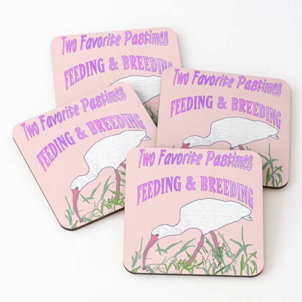Item preview, Two Favorite Pastimes of Ibis Birds designed and sold by kristalcurt.