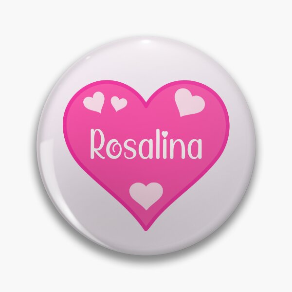 Item preview, Rosalina Name Pink Heart  designed and sold by Jeallan Designs.