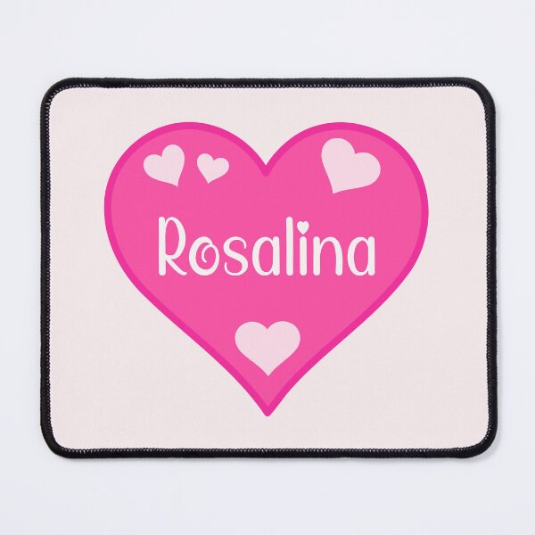 Item preview, Rosalina Name Pink Heart designed and sold by Jeallan Designs.