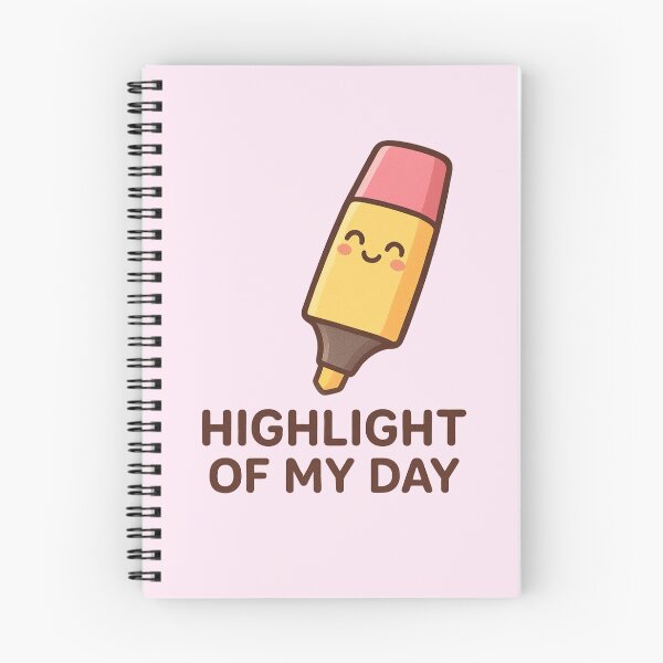 Item preview, Highlight of My Day – Cute Marker Illustration designed and sold by ToonyTeez.