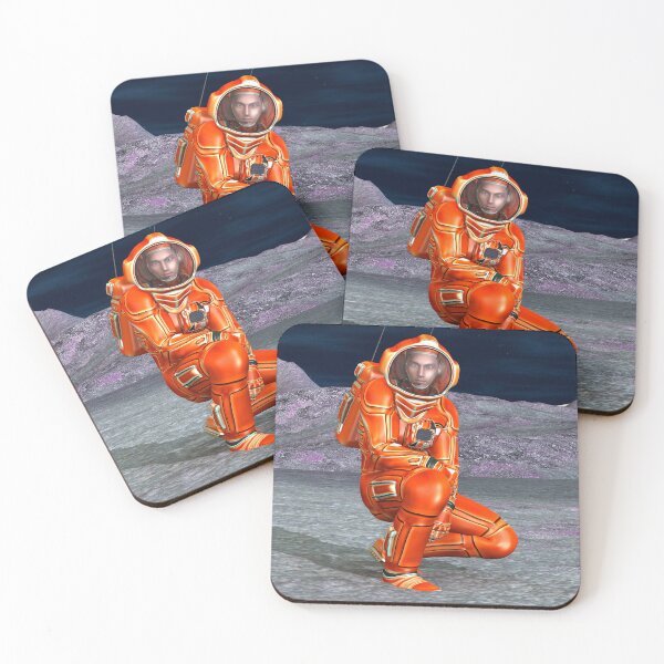 Item preview, Astronaut Mars Space Explorer on Alien Planet designed and sold by Vac1.