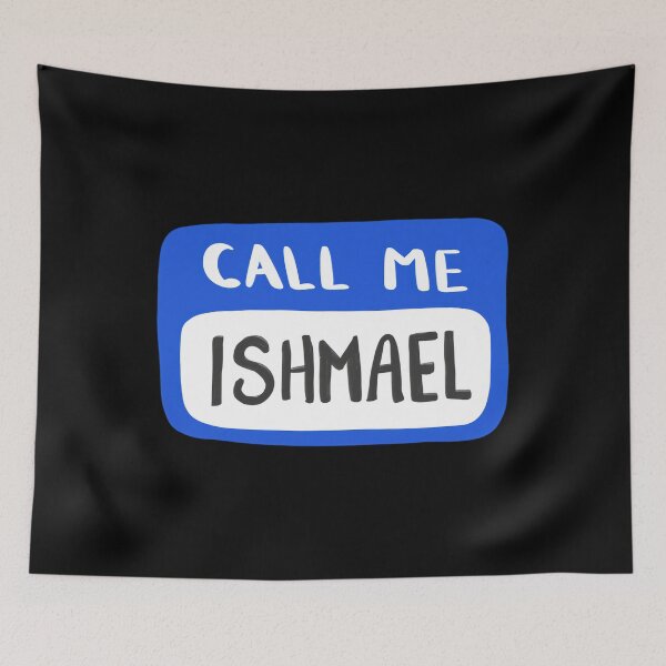 Item preview, Call Me Ishmael Name Tag 	 designed and sold by mhtyoajpb24.
